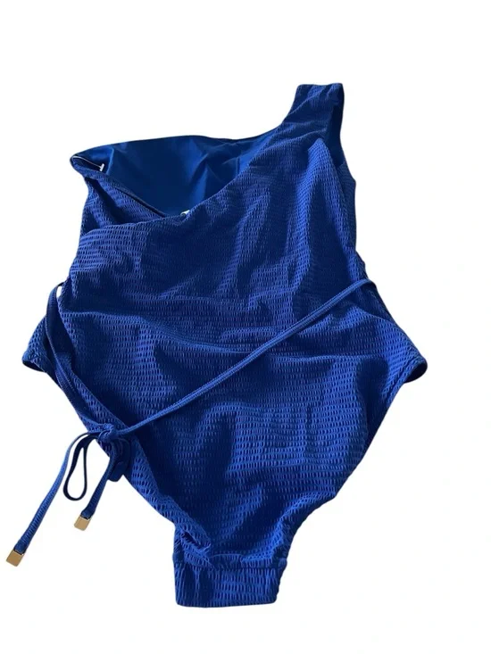 Sea Level Swim Messina One-Shoulder Tie Waist One-Piece Swimsuit NWOT sz
8 Blue - Picture 5 of 10